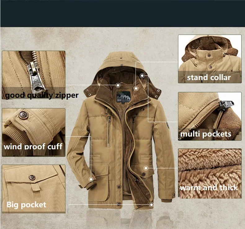 M-5XL мужская зимняя куртка с капюшоном Новая модная теплая шерстяная подклад куртки и пальто ветрозащитные мужские парки casaco XXXXXL erkek mont
