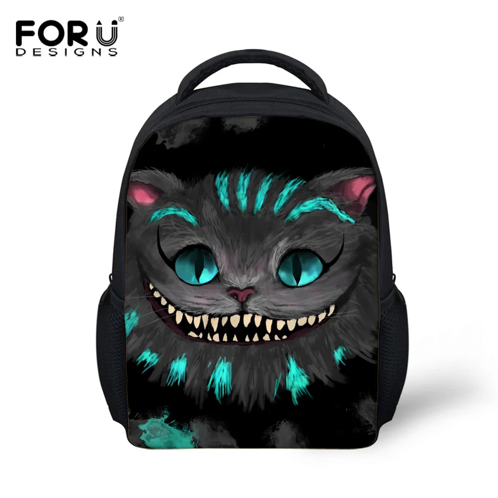 

FORUDESIGNS Children Fashion Shoulder Backpack Cute 3D Cat Kids School Book Bagpack For Boys Girls Mochilas Infantils Rucksacks
