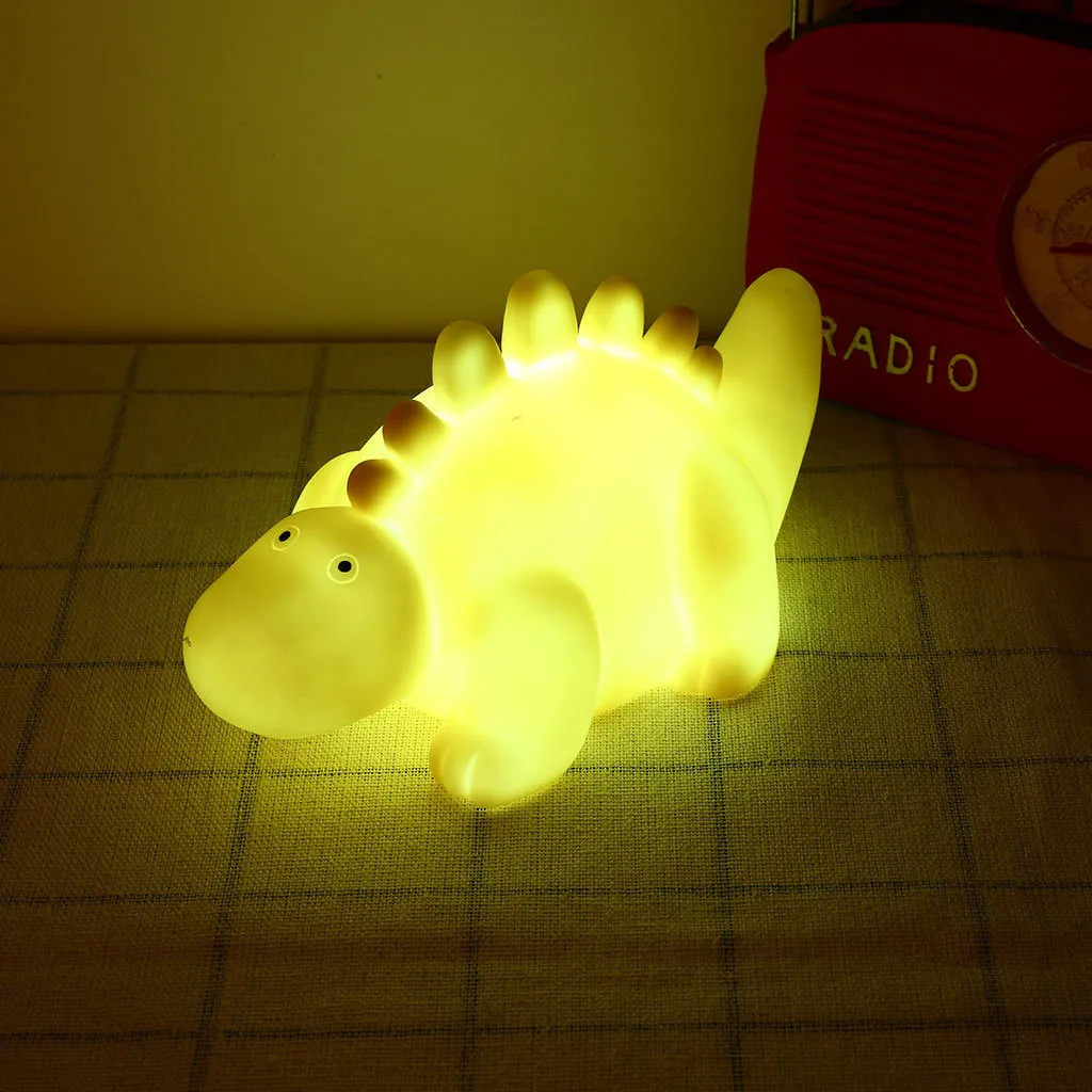 

Cartoon LED Mini Dinosaur Lamp Kid Small Night Light Home Decorion New #6G