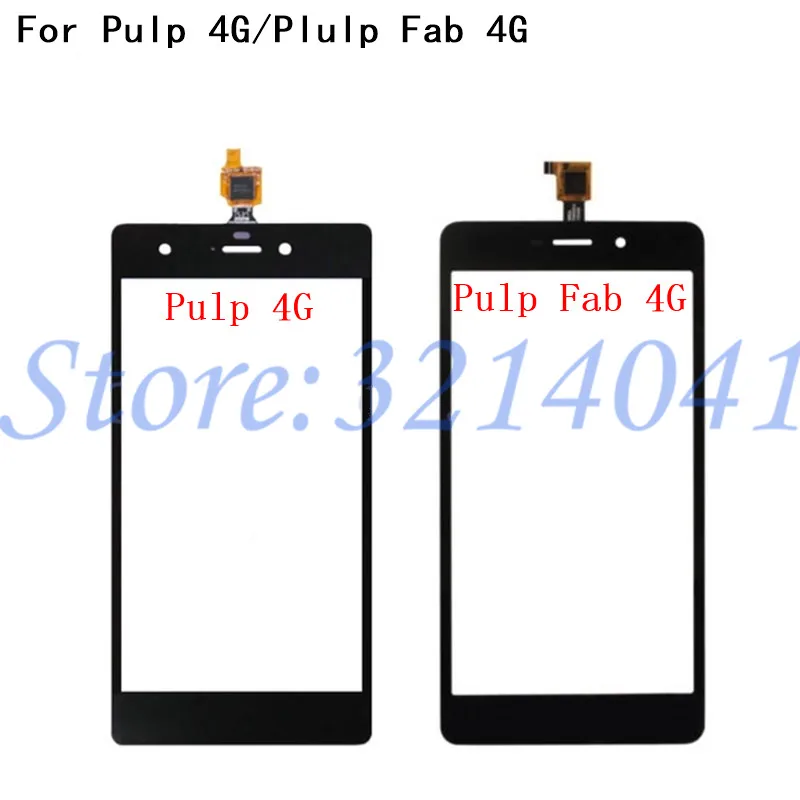 

100% Tested For Wiko Pulp 4G / Pulp Fab 4G Touch Screen Digitizer Sensor Outer Glass Lens Panel