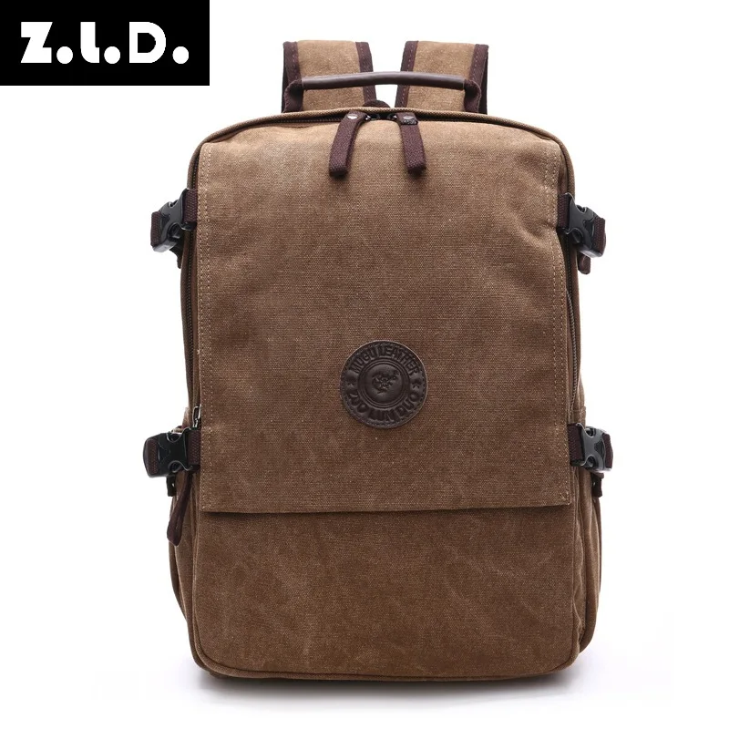 Z. L. D.2018 Новое поступление Модная холщовая мужская сумка для отдыха студенческий