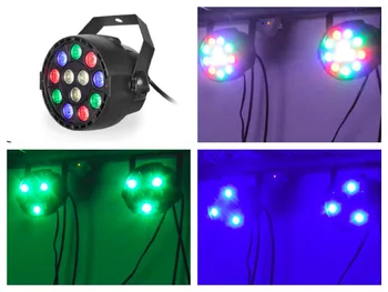 

20pcs/lot, Mini LED Par Light 12x1w RGBW Small 12W led par64 sound active disco ktv dj club party nightclub bar stage lighting