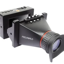 FEELWORLD S-350 3," ЖК-экран 2.5X увеличение SDI электронный видоискатель для DSLR камеры видео BMPCC BMPC BMCC GH4 FS7 A7S