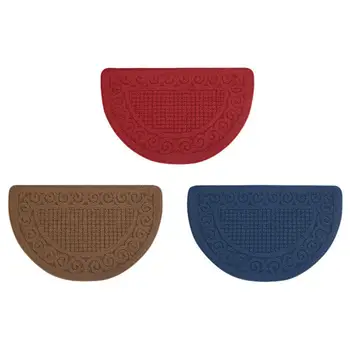 

Retro Semicircle Entrance Doormat Polypropylene Anti-skip Floor Rug Household Bathroom Non-slip Mat Home Carpet