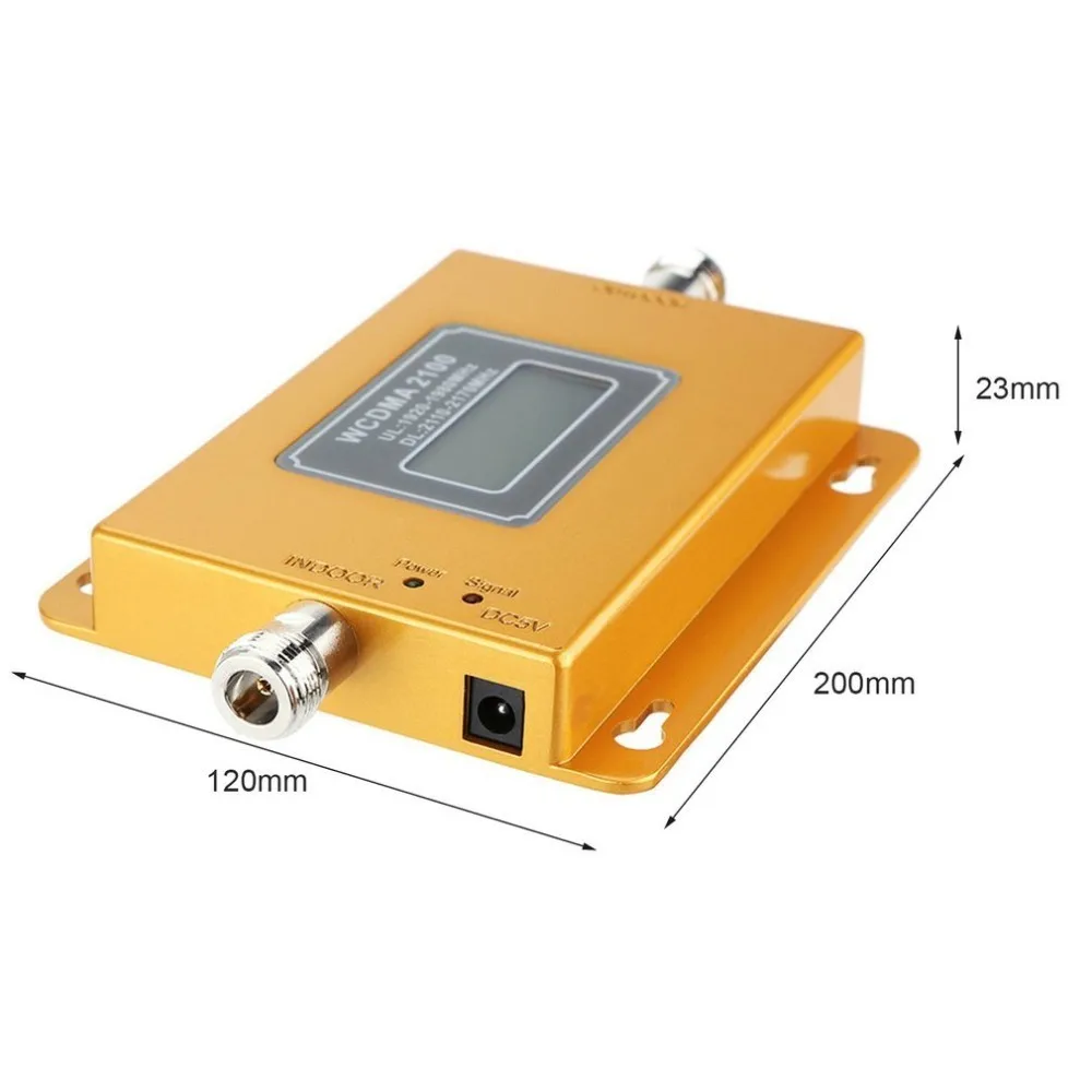 CDMA 3G 4G 2100 MHz LCD 3G del teléfono móvil de la señal de refuerzo repetidor amplificador de señal de teléfono móvil repetidor - 2