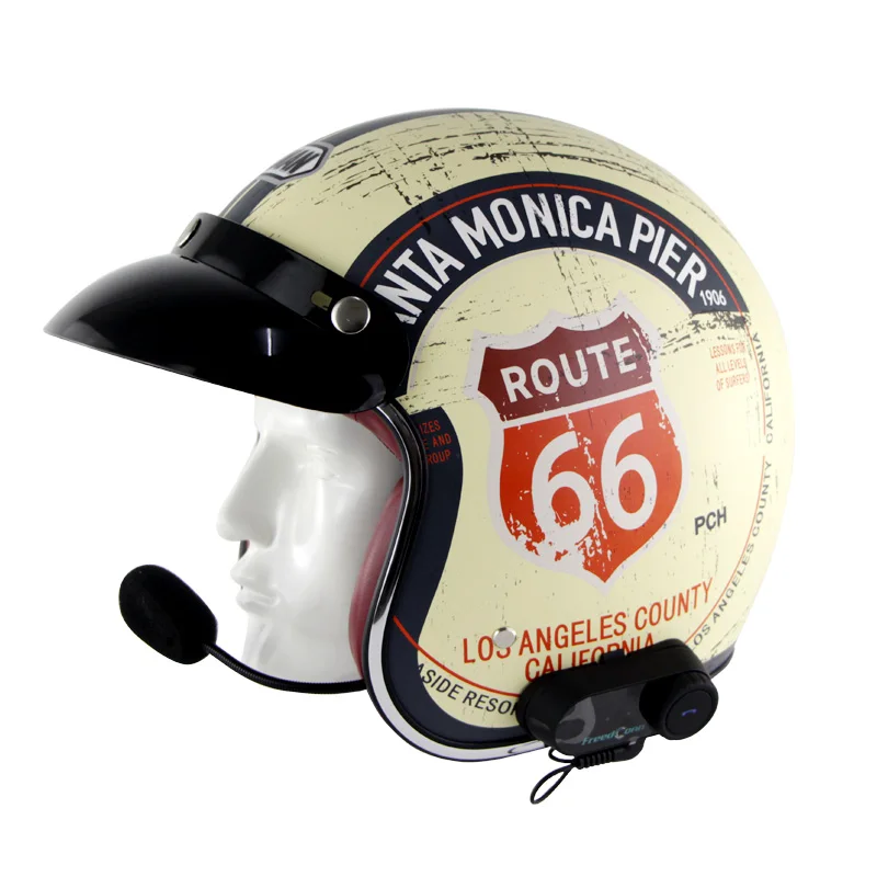 Смарт BT мотоциклетный шлем гарнитура Bluetooth наушники Мотор велосипед Casco наушники Tom-02