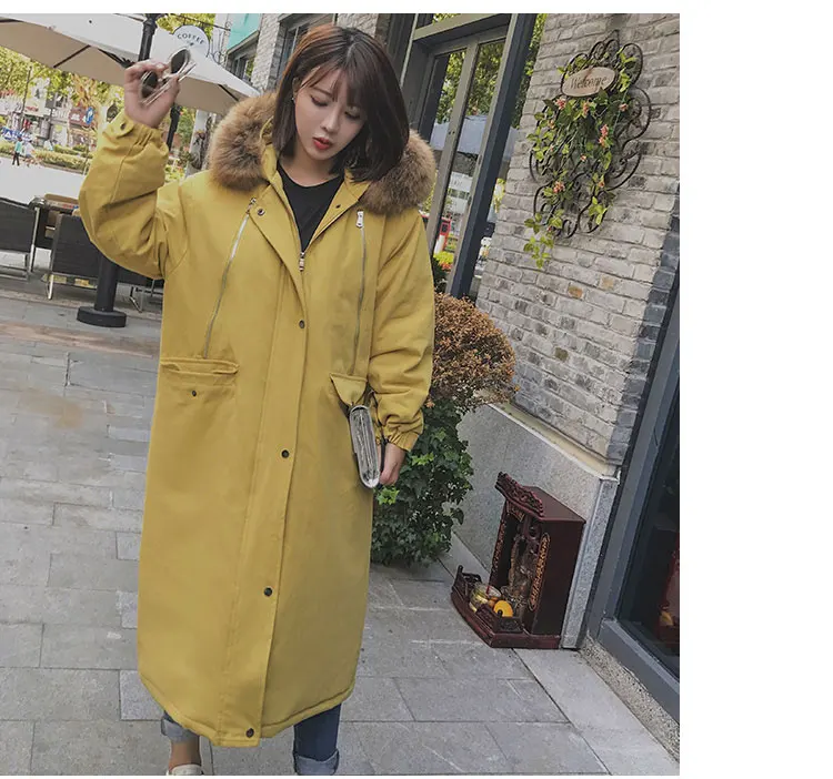 Fourrure Véritable H Real En Épaisseur Chaud Vestes hj04 Sa Longues Manches Grey Capuche Manteaux Col À Hj04 hj04 Manteau Parkas Fur Yellow Hiver Grey Parka Avec Fake Dames Mode rqPx4v7nr
