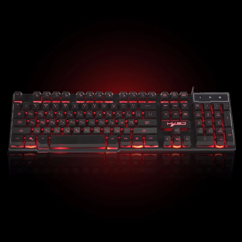 Backlit Keyboard Gaming Wired Russian Keyboard USB Layout 3 Color LED Keycaps Ergonomics For Gamer Computer Laptop (7)