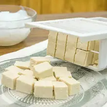 Кухня резки тофу прессформы коробка прессформы нарезанный кубиками тофу пресс-производитель инструменты для приготовления пищи пластиковые сои творог делая машину BC340