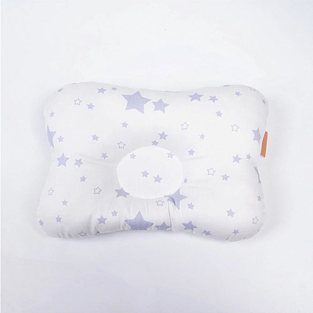Для детей от 0 до 24 месяцев, формирующая Подушка для кормления, предотвращающая плоскую головку, детское постельное белье в горошек, позиционер для сна для новорожденных, детские подушки - Цвет: PJ3524 -7