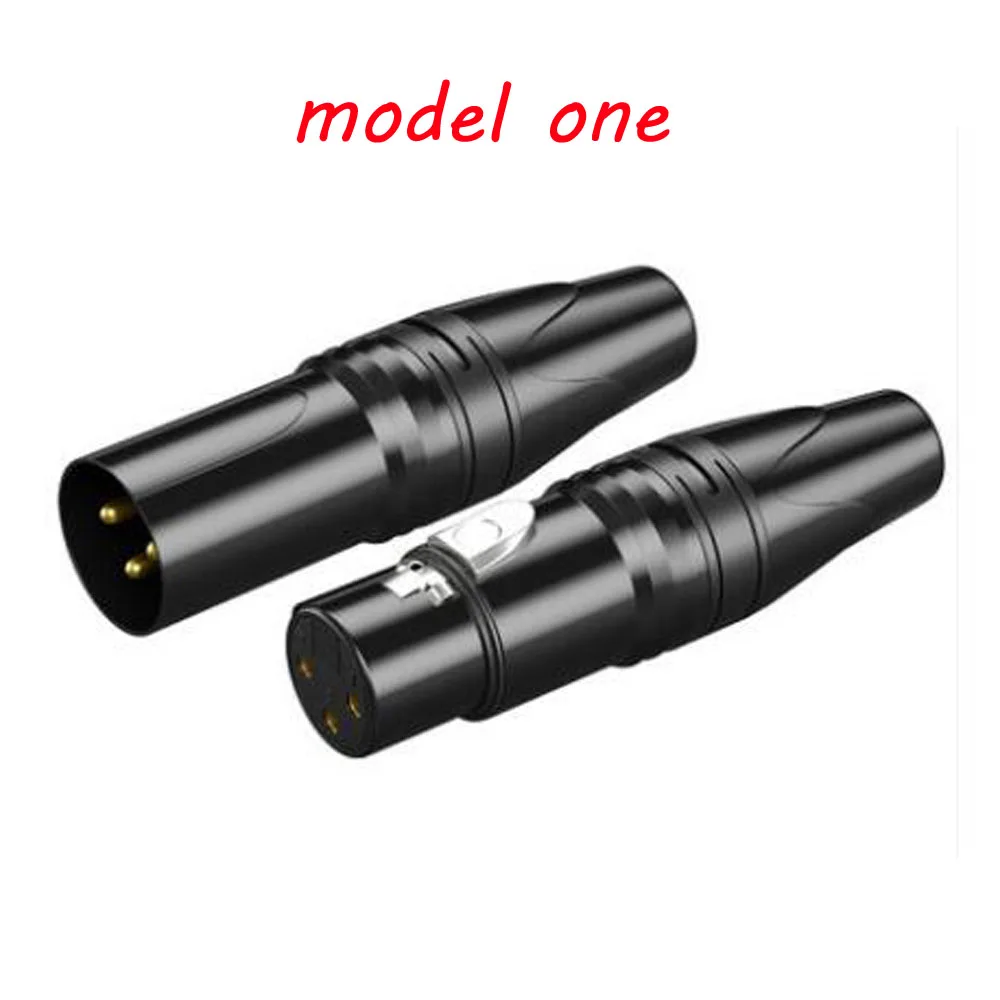 

5pcs Gold-plated Copper Pin 3Pins XLR Male/Female Plug Socket Adapter Audio Panel Mount Connector XLR Converter Adapter Jack