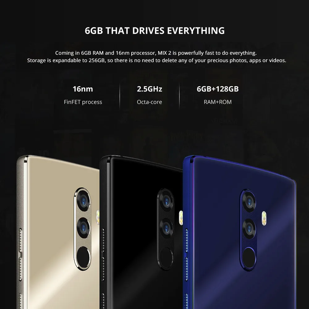 DOOGEE MIX2 5,99 дюймов разблокировка лица 6 ГБ+ 128 ГБ Восьмиядерный 4G смартфон четырехъядерный камера S.14