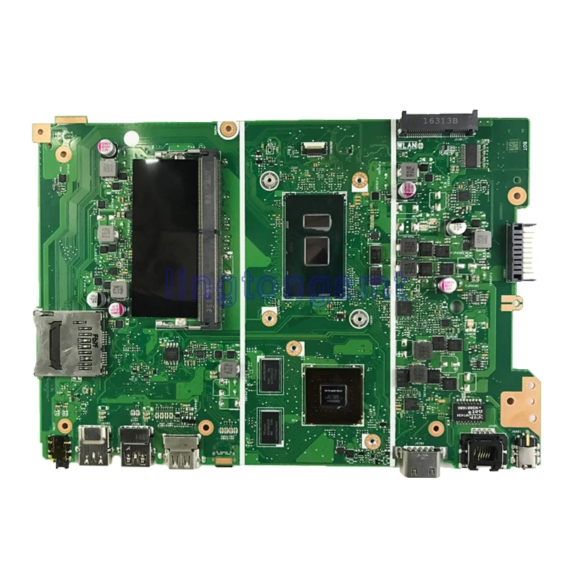 X441UV материнская плата с 4G RAM i7 7500 для For Asus X441U F441U A441U X441UR ноутбука тест 100%