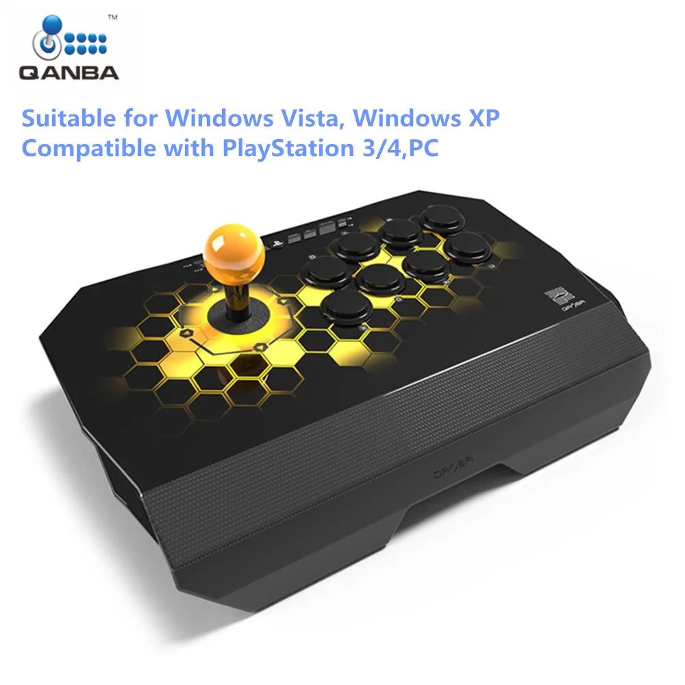 

Qanba N2 PS4-01 Drone Joystick for PlayStation 4/ 3 /PC USB wired Gamepad Joystick Suitable for Windows Vista /Windows XP