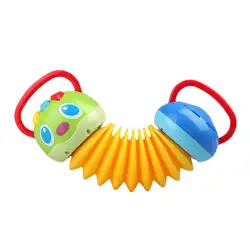 Детский ранний музыкальный инструмент гусеница форма аккордеон 5 в 1 развивающие Музыкальные Развивающие игрушки для детей подарок