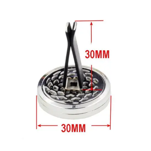 Новейший освежитель воздуха из нержавеющей стали для автомобиля диффузор эфирного масла воздуха свежая Клипса-медальон ароматический бокс осушители из нержавеющей стали