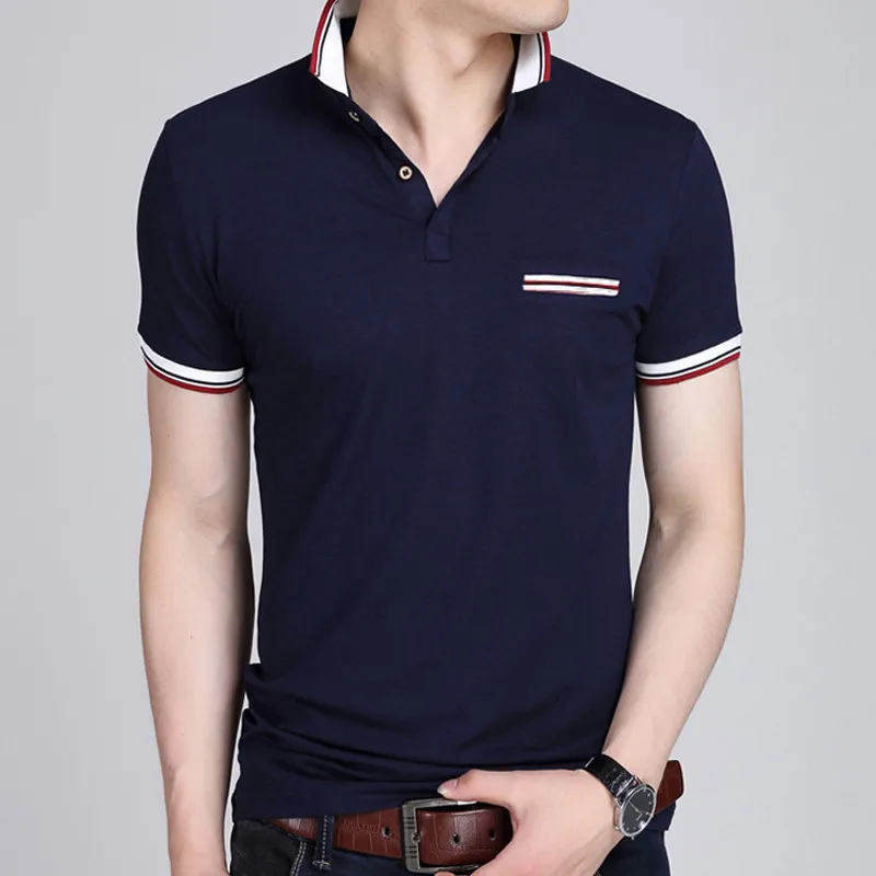 

New Summer Polo Shirt Mens Solid Color Short Sleeve Slim Fit Breathable Poloshirt Casual Men's Clothing Tops Tees Plus Size 5XL