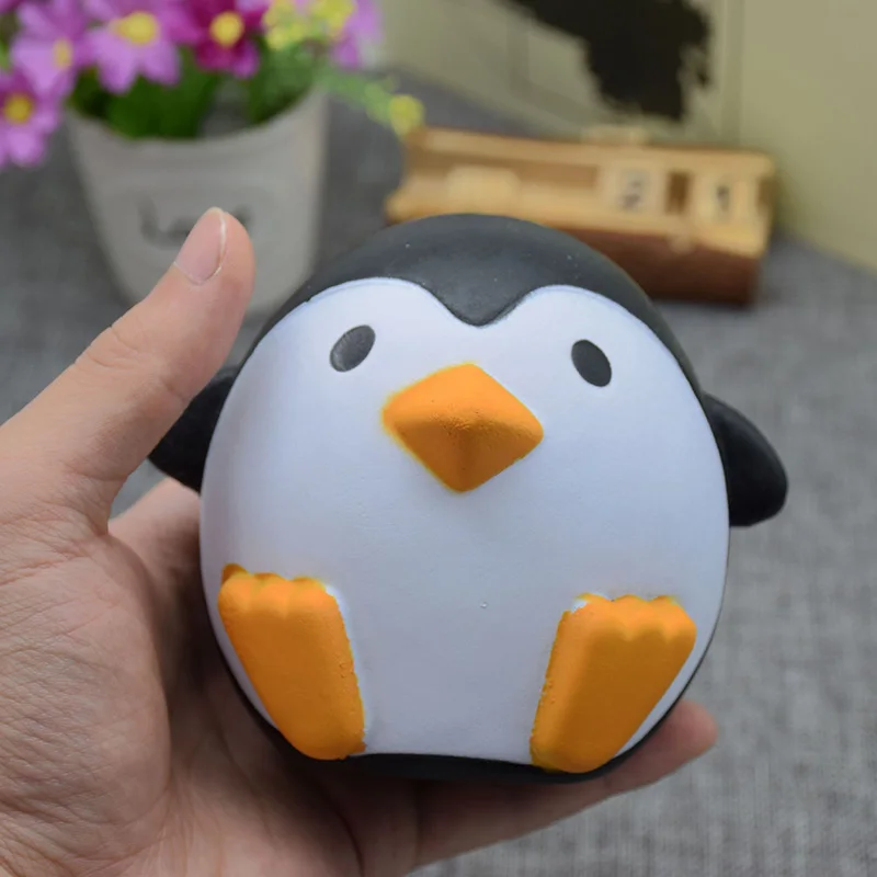 сквиши антистресс Squishy милый пингвин замедлить рост против стресса успокаивающий Squishies Squeeze Смешные декомпрессии реальной жизни игрушки