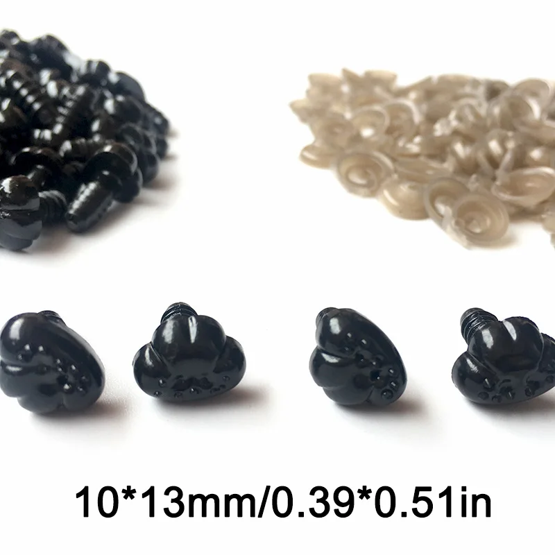 Doll Accessories Plastic Safety Noses For Teddy Bear Doll 100pcs/bag