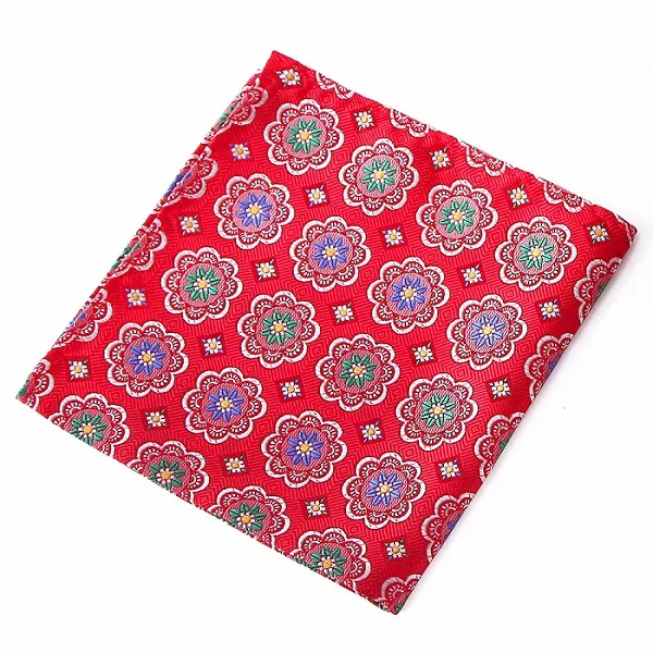 Портной Смит роскошный мужской платок цветочный горошек тканые платки из микрофибры носовой платок бизнес Карманный квадратный полотенце для сундуков 25 см - Цвет: WPS-009