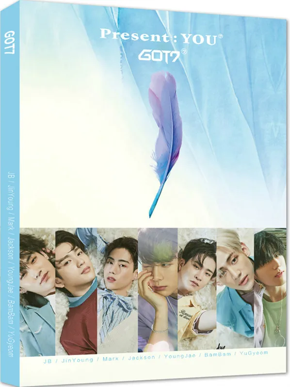 [MYKPOP] GOT7 роскошный подарочный набор CD+ почтовая карта+ Фотокнига+ нагрудник+ закладки+ хрустальные карты+ бумажный пакет SA18110708