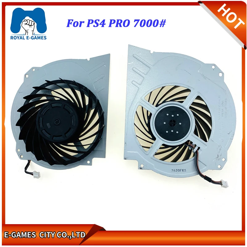 

G95C12MS1AJ-56J14 Cooling Fan Parts White 12V Efficient Replacement 3500 RPM Durable Internal For PS4 Pro 7000#