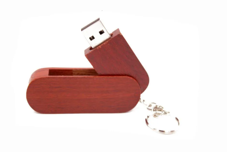 SHANDIAN брелок вращающийся деревянный usb флеш-накопитель Подарочный флеш-накопитель Usb флешка 4 ГБ 8 ГБ 16 ГБ 32 ГБ 64 Гб карта памяти Флешка cutomer