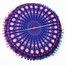 Горячая Распродажа, модные индийские подушки для пола мандала, круглая подушка в богемском стиле, подушки, чехлы, автомобильные опоры сидений, очень классные