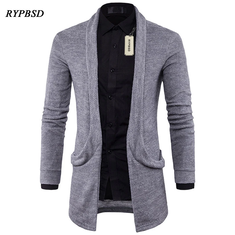 Autumn New Cardigan font b Sweaters b font font b Men b font 2017 Big Pocket