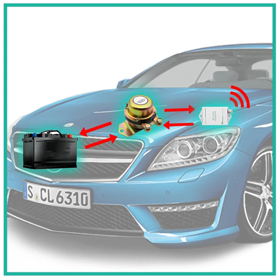 Автомобильный батарейный переключатель беспроводной пульт дистанционного управления отсоединяющее реле с самоблокировкой электромагнитный клапан терминал Главная система