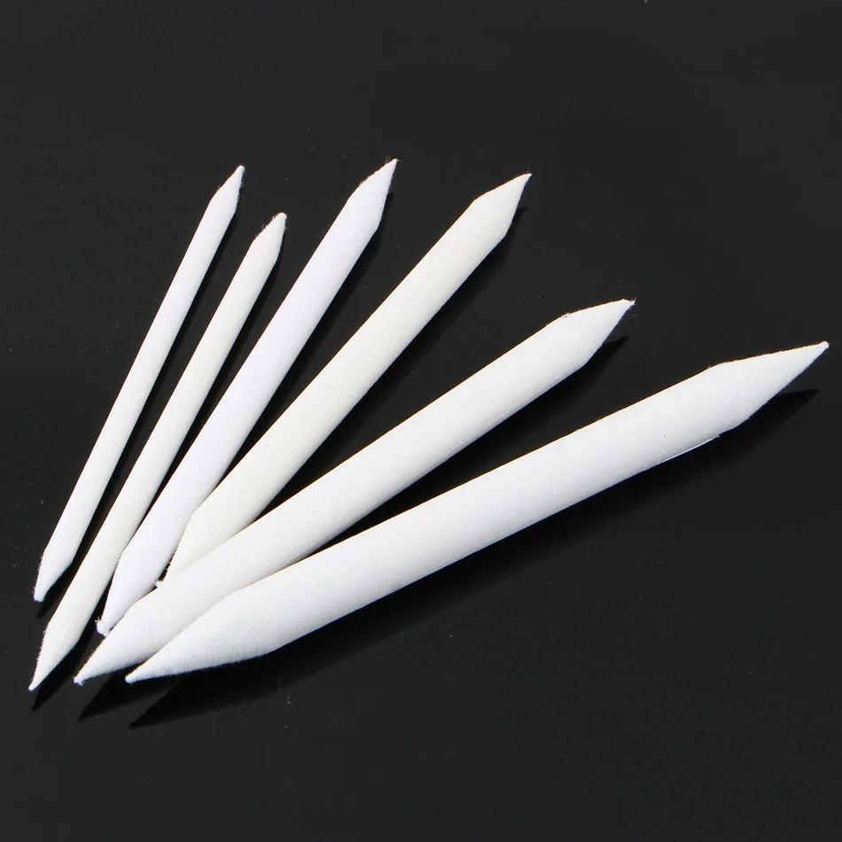 6pcs/set Office & School Painting Supplies White Painting Paper Pen