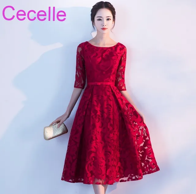 Vintage Red Wedding Dresses