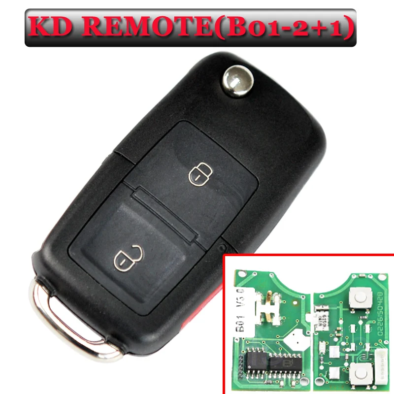 Бесплатная доставка (1 штука) b01 2 + 1 пуговица KD удаленный ключевой для VW Стиль ключ для KD900 (kd200) машина