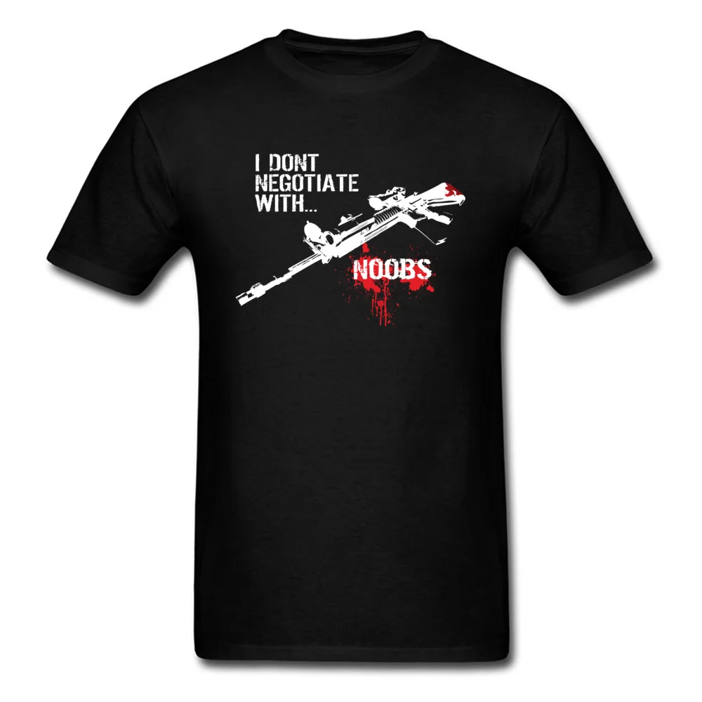 

Dont Negotiate With Noobs Dark Souls Gift Top T-shirts Sheriff All Cotton Tops T Shirt For Men Friend Tops T Shirt Summer/Autumn