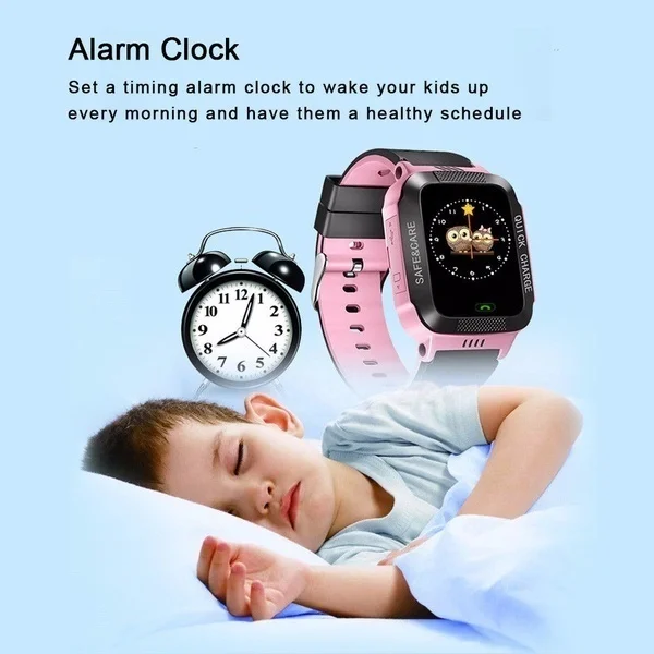 Kids Smart Watches with SOS Call SMS Flash Night Light Pedometer Voice Message Anti-lost Alarm Smart Watch Bracelet For Children