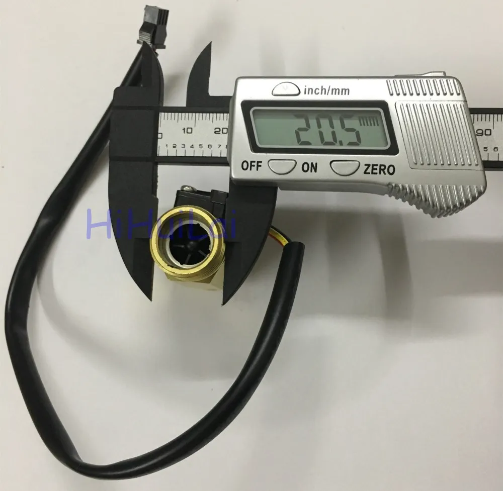 YF-B1 brass copper flow meter Hall sensor (3)
