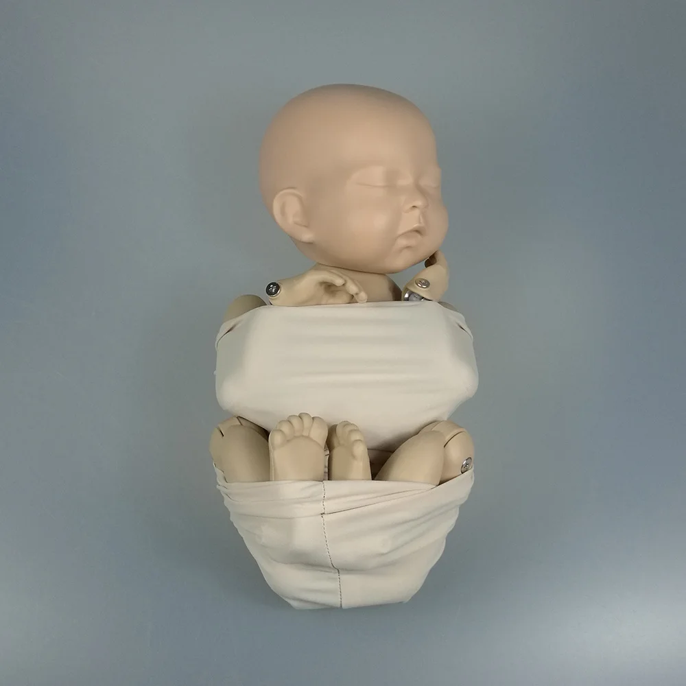D& J кожаный мягкий обертывающий мешок обертывающийся Бадди пеленки чехол для новорожденных Фотография удобный помощник реквизит новорожденный фотосессия