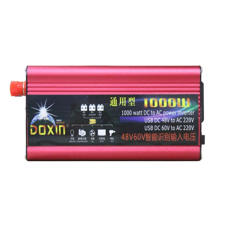 

1000W Car Power Inverters Voltage Transformer Converter 48V 60V common use change to AC 220V