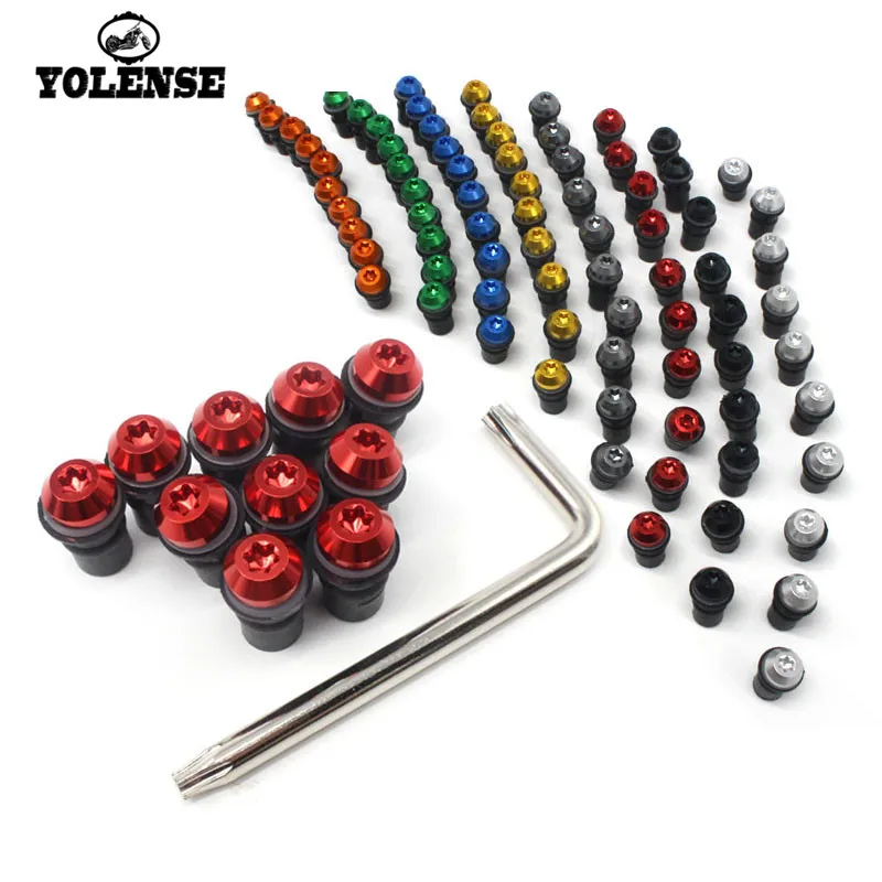 

For Ducati MONSTER 620 696 796 749 1098S MONSTER 821 1200S Motorcycle Windshield Bolts Screw Nut Fastener Kit M5 5mm 10PCS