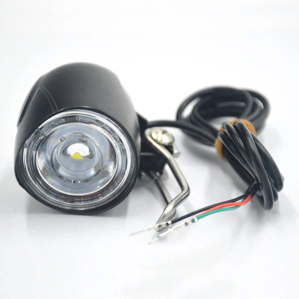 Front LED Headlight Electric Scooter Flashlight Lamp Light Accessories Durable