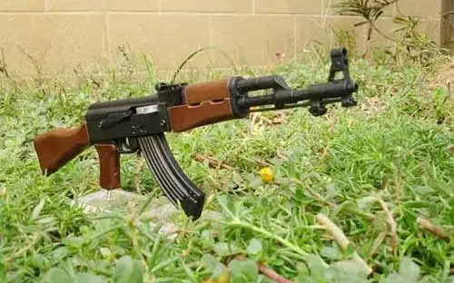 1:3 металлический ненастоящий пистолет AK 47 винтовка игрушечный стрелковый Модель