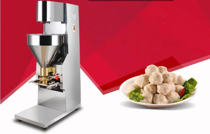 US $1.150.00 Commercial Electric Automatic Meatball Forming Machine 280 grainsmin 220V Make Fish ball Ricemeat dumplings Machine
