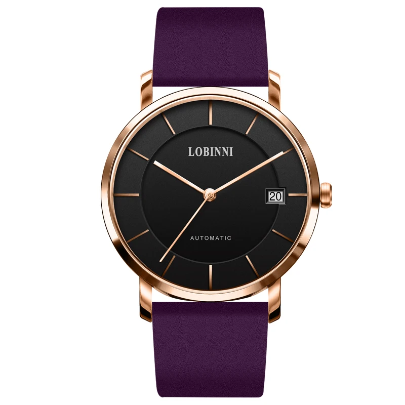 gold dial black strap watch
