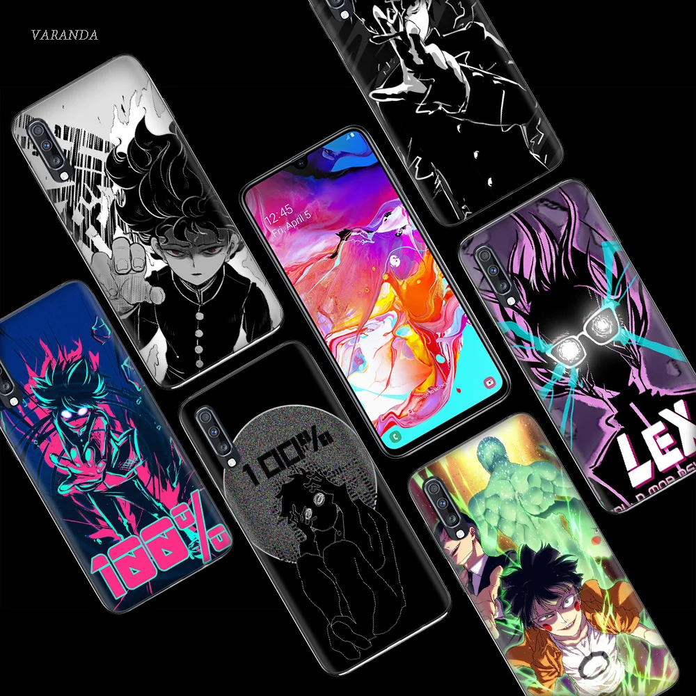 

Mob Psycho 100 Anime Case for Samsung Galaxy A50 A70 A80 A60 A40 A30 A20 A10 M40 M30 M20 M10 A6 A8 Plus 2018 TPU Phone Bags Capa