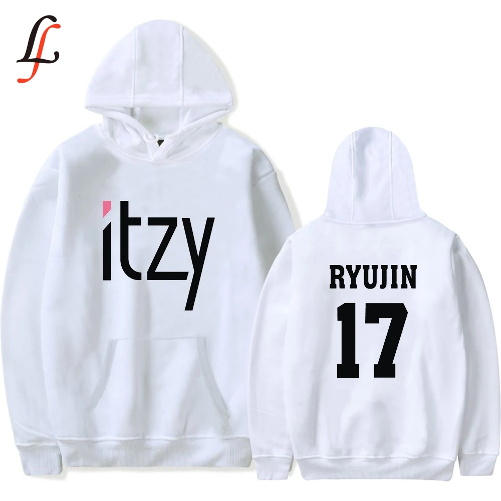 

Itzy Kpop Hoodies Men Womens Hooded Sweatshirt Loose Casual Warm Hoodies Sweatshirts 6 Colors Female Jumper Tracksuits oversize