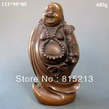 

wang 000117 Chinese Bronze Statues w Laughing Buddha