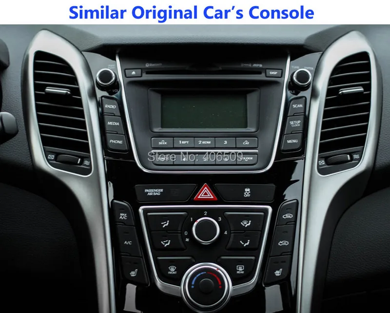 Sale In Dash Car DVD Player GPS Navigation for Hyundai i30 / Elantra GT with Navigator Bluetooth Radio Stereo USB SD AUX Audio 10
