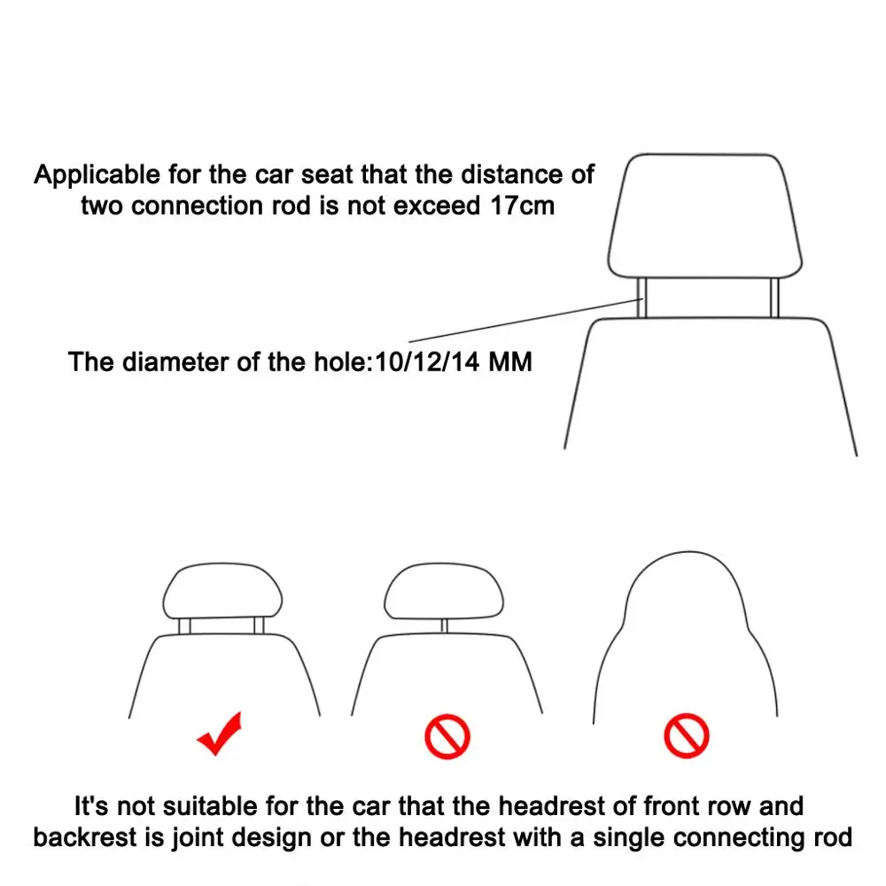 Universal Car Vehicle Back Seat Headrest Hanger Foldable Vehicle Hanger Hook  Holder for Bag Purse Coat Clothes Grocery (8)