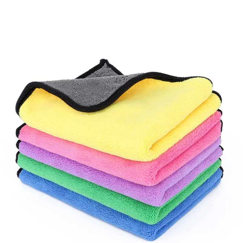 4pcs/pack 30*40cm Car Care Polishing Wash Towels Polyester Fiber