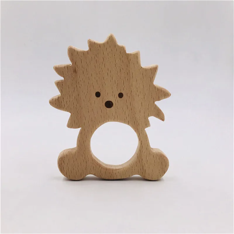 

Baby Teether Wooden Cute Lion Teether Natural Teething Grasping Toy Toddler Teether Newborn Baby Gift Baby Shower Gifts